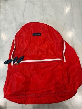 Paravel Red Nylon Backpack